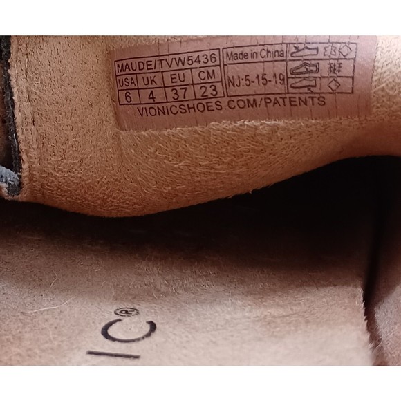 Vionic Rest Maude Mules Slip On Slides Shoes Cofffee Brown Suede Women US 6 EUC - Picture 8 of 9